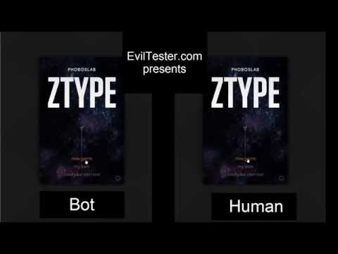 Human Versus Bot - playing ZType