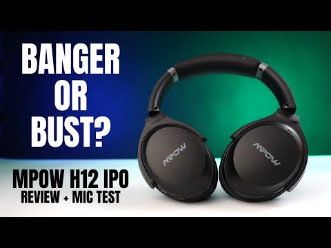 MPOW H12 IPO Headphones Review | Headphones with ANC for $30 | How Cheap is too Cheap?