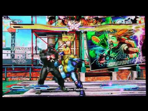 SF x TK - Exorvis (Megaman) BOLBOSOR (Law) vs bender0987 (Ryu/Kazuya)