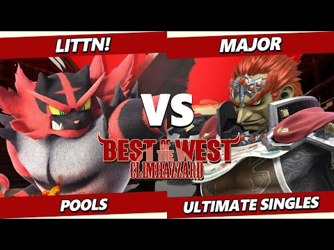 Best of the West 3 - LittN! ඞ (Incineroar, Greninja) Vs. Major (Ganondorf) Smash Ultimate - SSBU