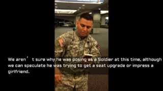 Special Forces Soldier Calls Out Fake SF At T.F Green Airport, Stolen Valor