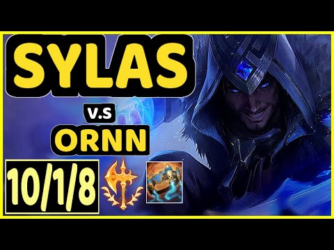 SMEB (SYLAS) vs ORNN - 10/1/8 KDA TOP CHALLENGER GAMEPLAY - KR