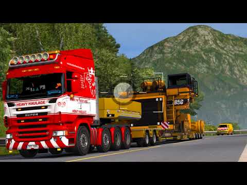 ETS2 Special transport Scania R730 Stavanger - Oslo