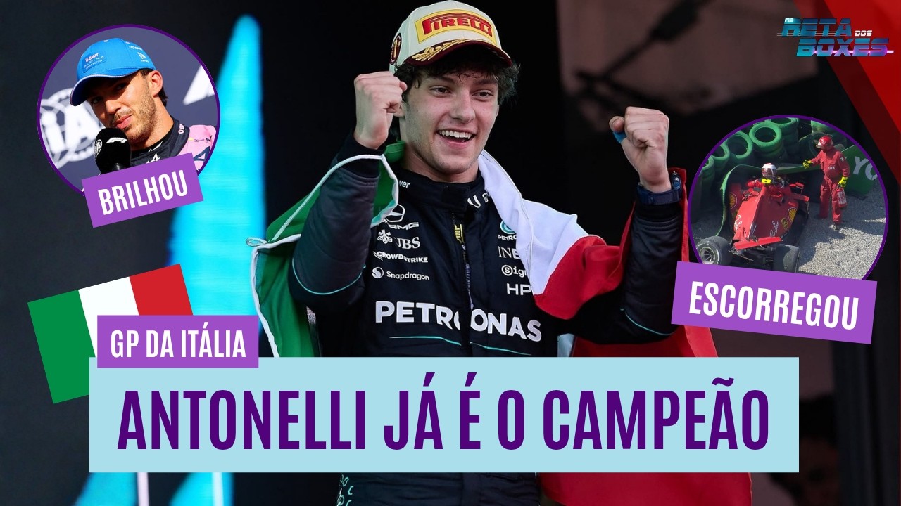 ANTONELLI LARGA DE 19º E VENCE EM CASA; LECLERC É SUPERESTIMADO? | NA RETA DOS BOXES