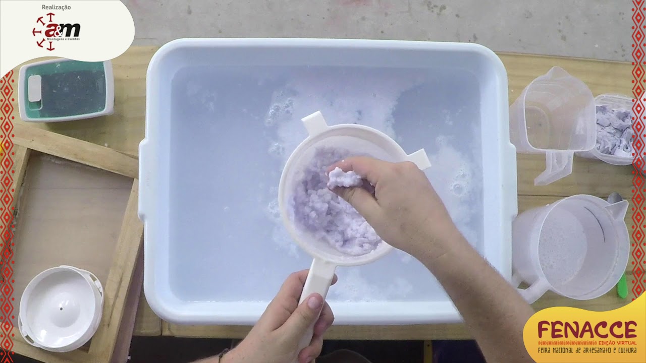 Oficina de Papel Semente - Ecoviver - FENACCE 2020