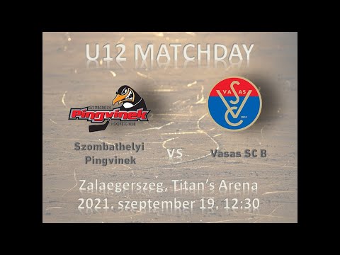 U12 114 Szombathelyi Pingvinek - Vasas SC B (élő közvetítés)