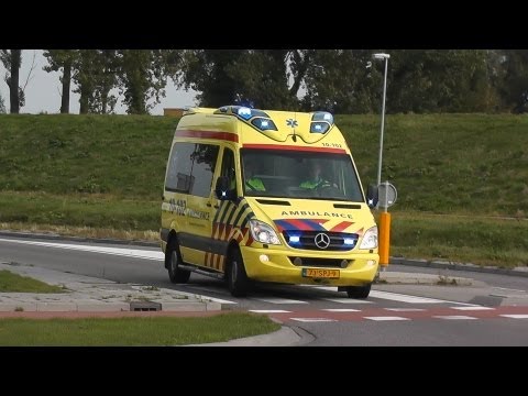 A1 Ambulance`s 10-101 10-102 10-105 Naar Meldingen In Hoorn NH