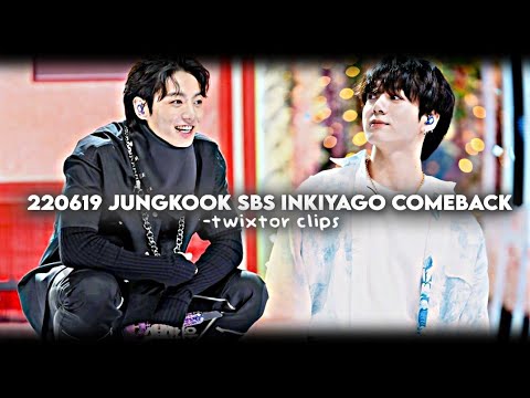220619 jungkook sbs inkiyago comeback twixtor clips