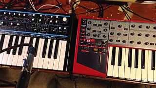 Novation Bass Station 2 & Clavia Nord Lead 2X - Low Pass Filter Comparison (HQ)