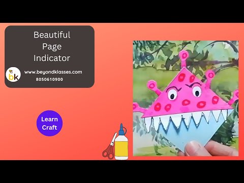 Craft videos | How to make paper Page Indicator simple steps | Easy craft | DIY crafts |craft making