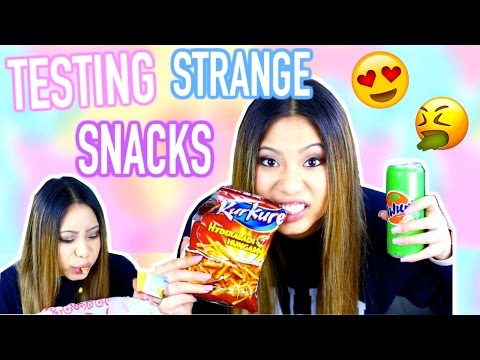Testing Foreign Snacks AND GIVEAWAY! Video