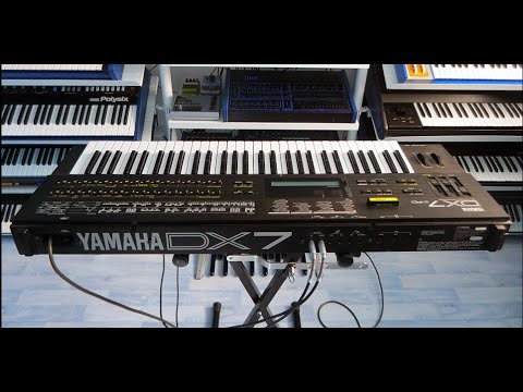 YAMAHA DX7 II FD with E! board FM Synthesizer (1987) RetroSound Soundscapes - Sound Demo