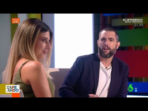 Valeria Ros desvela su nuevo nombre y deja con esta cómica cara a Dani Mateo en pleno directo