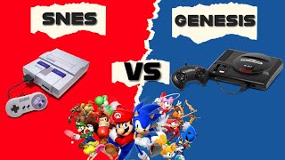 SNES vs Genesis/Megadrive: The Ultimate 16-Bit Battle! Who Wins?