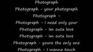 Photograph Def Leppard Lyrics