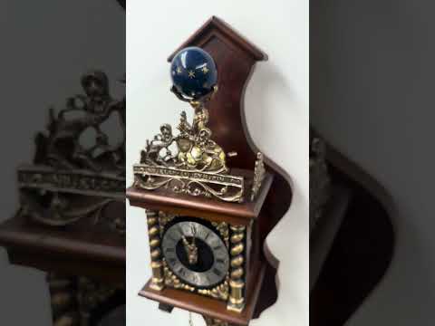 Vintage Dutch Atlas Hammer on Bell Strike Wall Clock | Item# 3052 - Adelaide Clocks