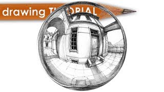 DRAWING TUTORIAL - how to draw 6 point perspective (&quot;Street&quot;)