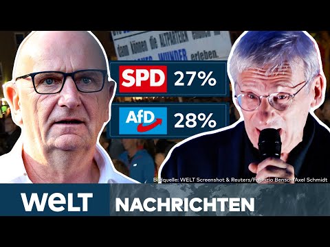 BRANDENBURG: Kopf-an-Kopf-Rennen zwischen SPD und AfD! Woidke wagt riskanten Schachzug | STREAM