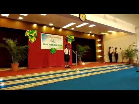 Samanyu Nair...poetry recital on nature