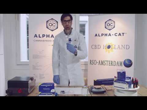 Alpha-CAT  Cannabinoid Analysis Test kit demo video