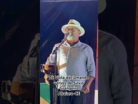 Zé declamando versos do poeta Silvio Grangeiro- Festival de Abaiara-CE-2026