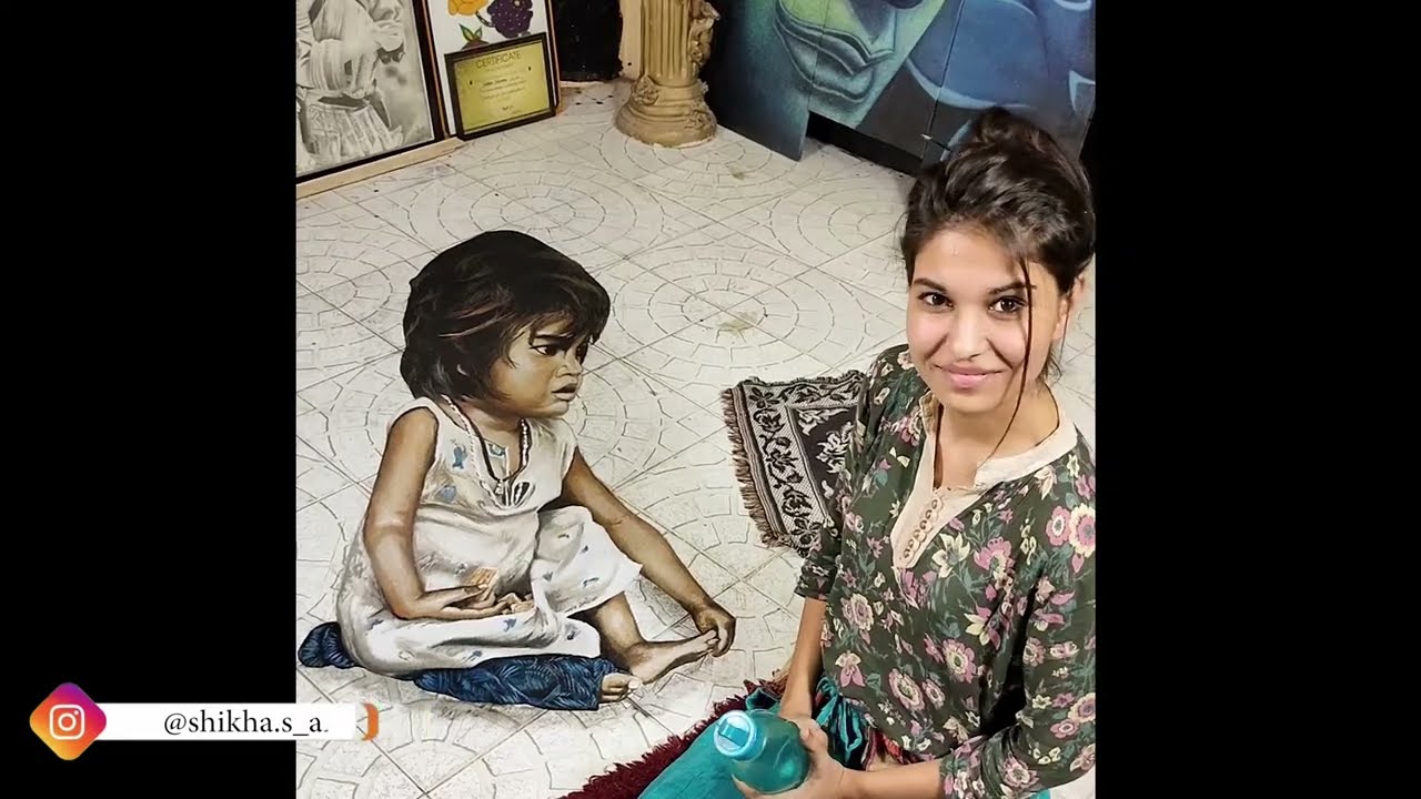 3d rangoli design ideas by shikha sharma