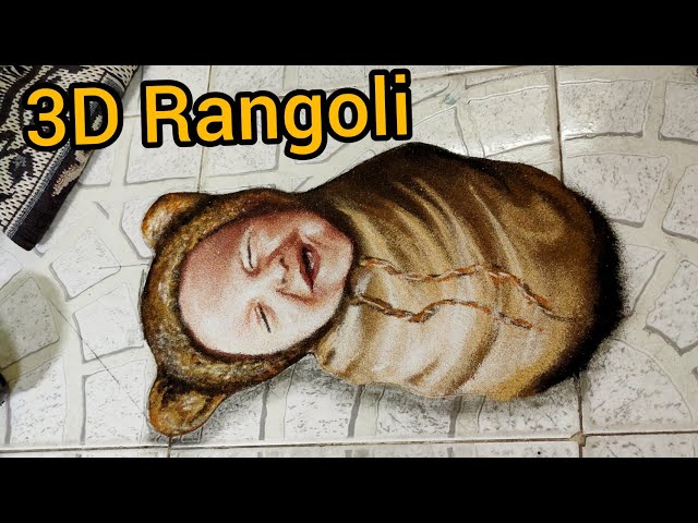 3d rangoli design ideas by shikha sharma