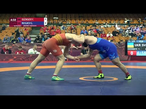 1/2 FS - 125 kg: Y. IDZINSKYI (UKR) v. G. NOGAEV (SVK)