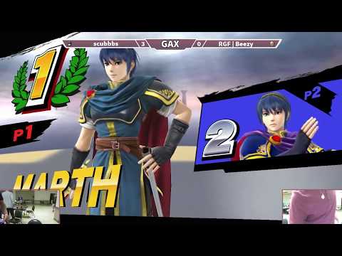 GAXS 2018 Smash 4 Bracket - Scubbss (Marth) vs Beezy (Sheik, Marth)