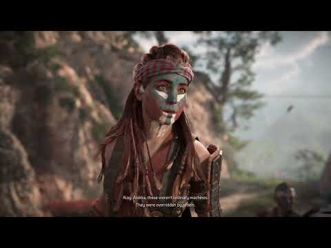 Horizon Forbidden West - The Blood Choke: Talk To Atekka "Good Timing" (Regalla Defeated) Dialogue