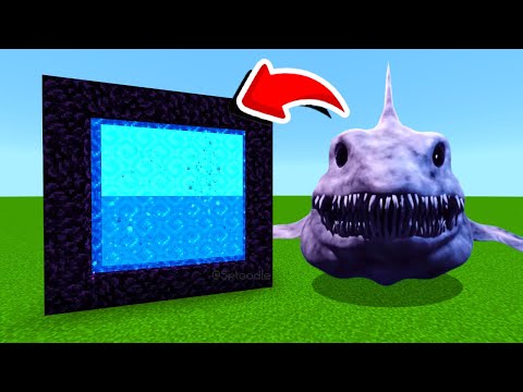 SPLOODIE: Create Shark Dimension Portal in Minecraft
