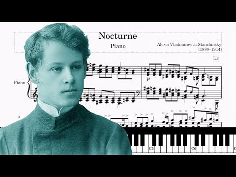 Nocturne - Piano - Alexei Vladimirovich Stanchinsky (Sheets, Piano Score Tutorial)