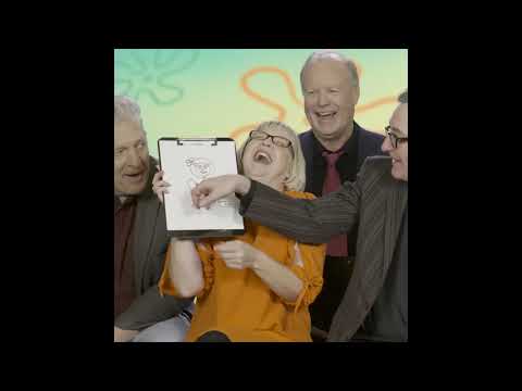 SpongeBob cast drawing their characters!