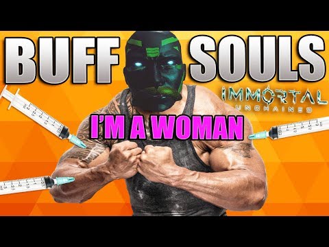 BUFF SOULS - Immortal Unchained Gameplay (Souls-Like Adventures)