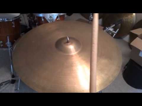 Vintage Avedis Zildjian 22" Block Stamp Ride Cymbal (2340g)