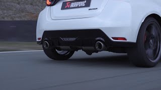 Video: Akrapovic Evolution Line Titan Sportauspuff-Komplettanlage inkl. OPF-Ersatzrohr Toyota Yaris 1.6l GR