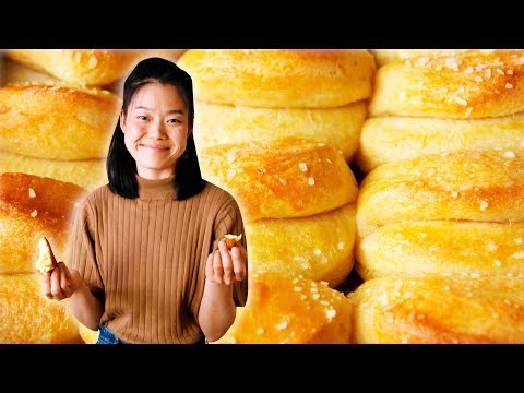 The Lightest, Fluffiest Parker House Dinner Rolls By June | Delish