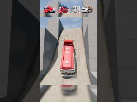 Truk Oleng mana yang bisa melewati tanjakan extrim? #beamng #beamngdrive #crashdrive
