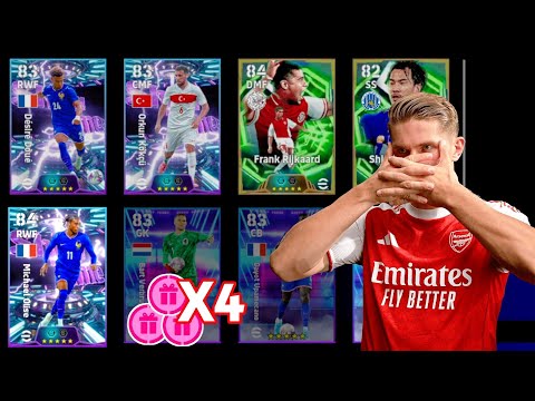 Free Showtime!! 🎁🎉 X4 Player Rewards! Pack Opening Efootball 2026 || Blitz Curler Olise 102 Rated 🔥