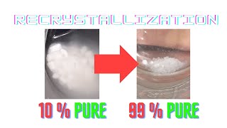 Recrystallization to Increase the Purity.
