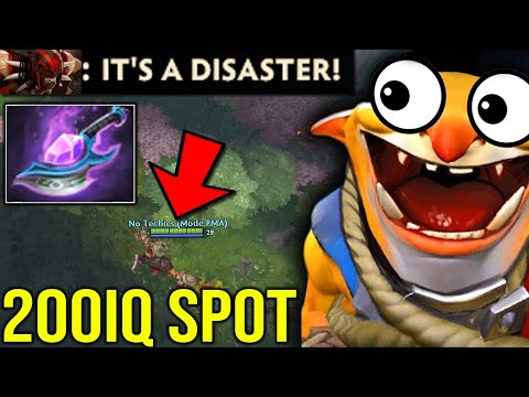 This is 200IQ Kill Spot You should know!! Techies Insane Arcane Blink in 7.31!!