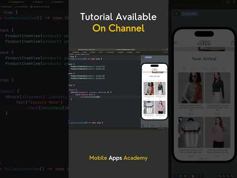 Build complete e commerce app. #ios #iosdeveloper  #swift #swiftuitutorial #shorts #short