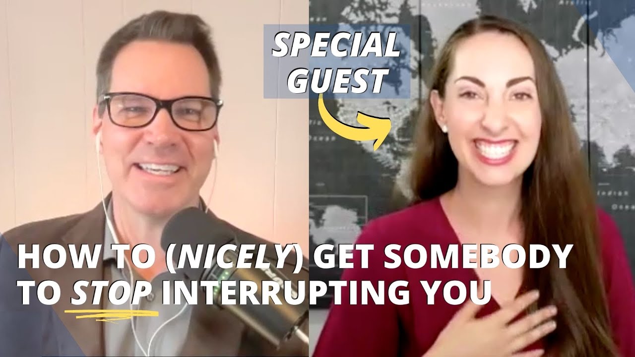 How to Get Somebody to Stop Interrupting You with 4 Simple Tips (and get your talking turn back)