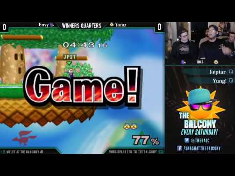 Melee @ the Balcony 81 - Winners Quarters ft. Envy (Falco) VS Yamz (Sheik)