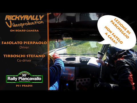 OBC FASOLATO - TIRABOSCHI // 35° Rally Piancavallo 2022 // P.S.1 Pradis *** LEZIONE DI PARCHEGGIO***