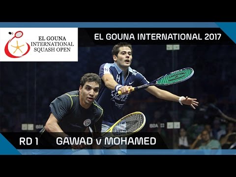 Squash: Gawad v Mohamed - El Gouna International 2017 Rd 1 Highlights