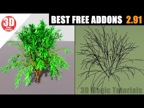 Blender 2.91 - Best FREE Addons | Tree Animation