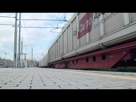 E190.032 in partenza col MRS 55315 Tarvisio Boscoverde - Ferrara - Maddaloni Marcianise