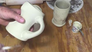 Handbuilt Cups Part IV Soft Slabs Hollow Handles