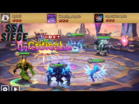 Defeat OP MoLong def in Global Top G3 Siege Battle. Summoners War
